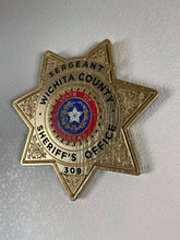 Load image into Gallery viewer, Wooden Police Shield: Medium 14"x14"x3/4"
