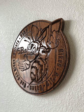 Load image into Gallery viewer, Wooden Firefighter Shield: Large 24"x22"x3/4"