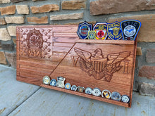 Load image into Gallery viewer, Large Custom Coin Display (holds 15 coins)