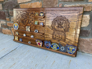 Large Custom Coin Display (holds 15 coins)