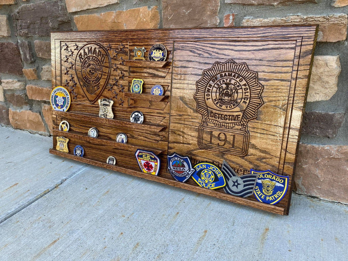 XXLarge Custom Coin Display (holds 25 coins) – Wyckoff's Workshop