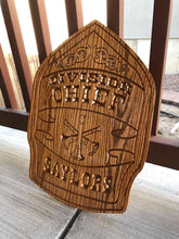 Load image into Gallery viewer, Wooden Firefighter Shield: Large 24&quot;x22&quot;x3/4&quot;
