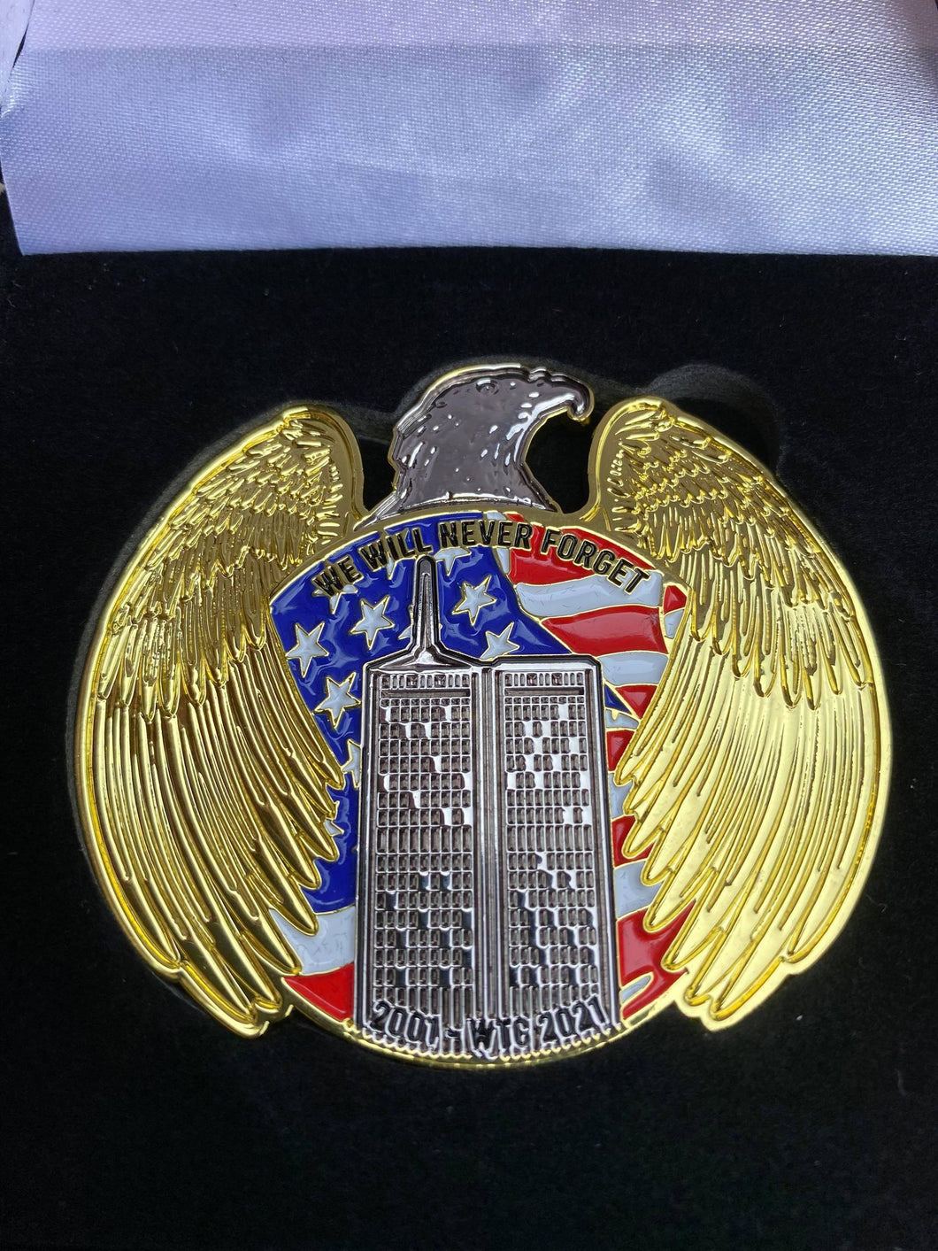 20 year 9/11 Custom Coins Veteran Made in the USA!