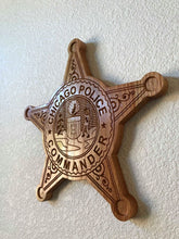 Load image into Gallery viewer, Wooden Police Shield: Small 10&quot;x10&quot;x3/4&quot;