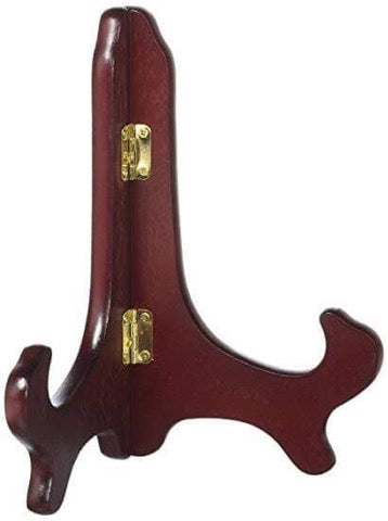 Mahogany Table-Top Plaque Stand